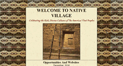 Desktop Screenshot of nativevillage.org
